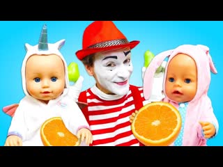 Развивающие мультики - Беби Бон учатся делиться! Видео для детей