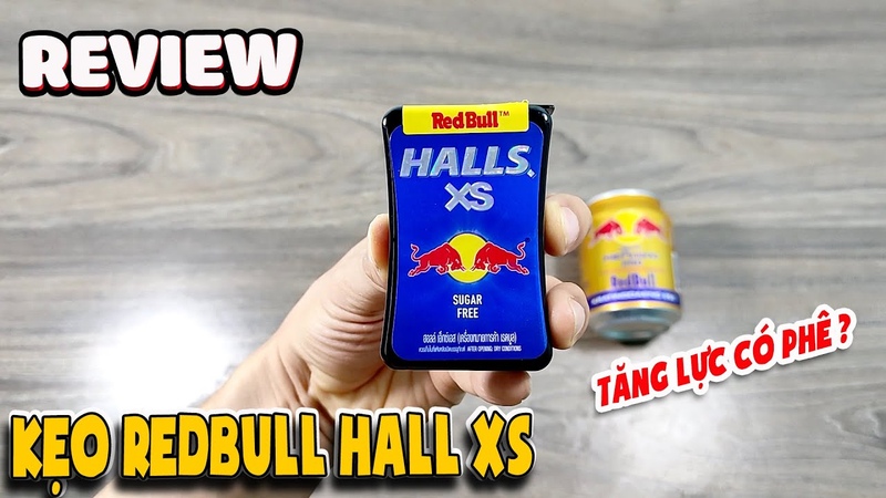 Review Kẹo Tăng Lực Redbull HALLS XS ăn ntn, Văn