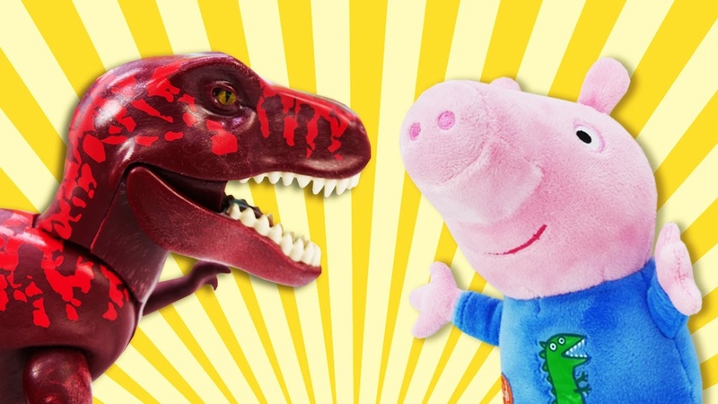 Peppa jurássica A Peppa Pig construiu uma máquina do tempo Peppa Pig e George em