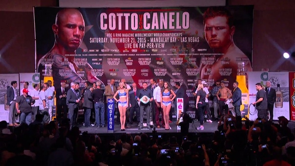 Live Stream: Cotto vs. Canelo Official Weigh In Friday Nov. 20 at 5:30pm ET, 2:30pm
