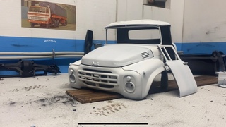 Zil 130 MMZ 555 3d druck напечатал  Зил 130 ММЗ 555 поздний 1:12 3д
