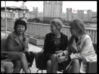 VI Московский кинофестиваль, 1969г. (Марина Влади с сестрами)