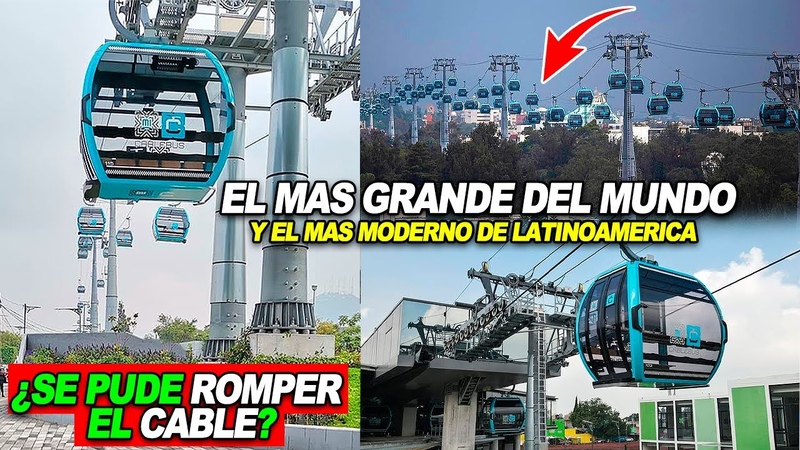 Inauguran en México el teleférico urbano más grande del mundo y el más Moderno de América