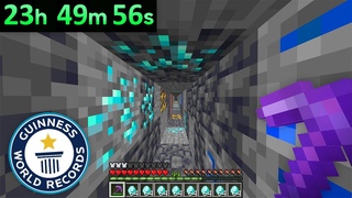Breaking The Minecraft Diamond World Record! 24 Hour Stream