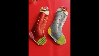 Come realizzare la calza della befana con la gomma eva
