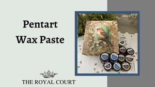 Pentart Wax Paste Chameleon and Clear Wax Demo