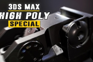 High Poly Special - how to create the perfect hard surface High Poly model - 3Ds Max 2017