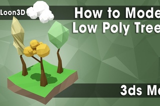 How to Model Low Poly Trees  - 3ds Max