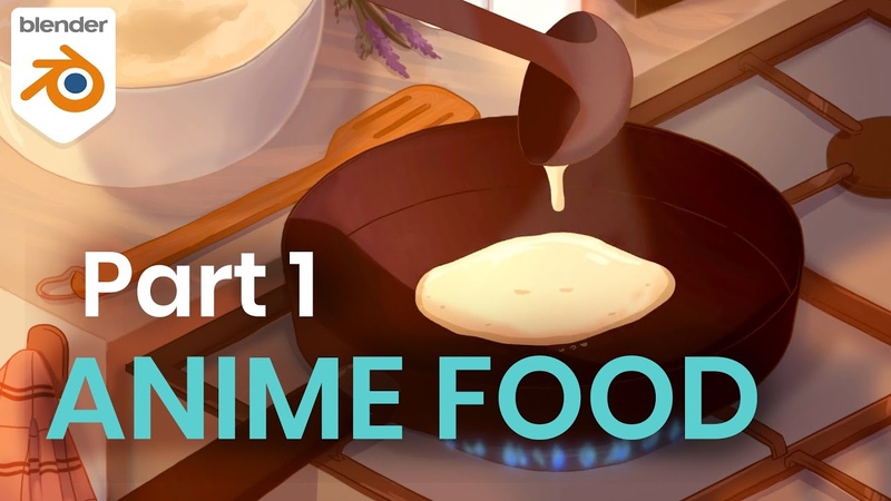 Animating an Anime Cooking Scene with Grease Pencil ( Part 1, 2), Blender 2.