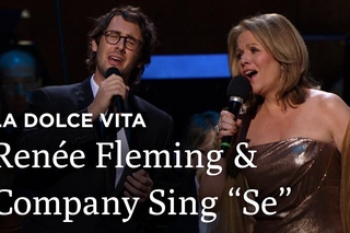 Ennio Morricone's Se Performed by Josh Groban, Rene Fleming & Joshua Bell | La Dolce Vita | GP