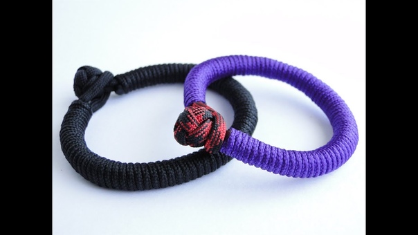 How to Make a Common Whipping Knot Paracord Survival Bracelet Diamond Knot and Loop