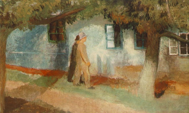 Сёньи Иштван (Szőnyi István 17.1.1894 1960) венгерский живописец и график. Учился у К. Ференци в будапештской АХ (1914 22, профессор с 1938). Писал лирические пейзажи, жанровые картины («На