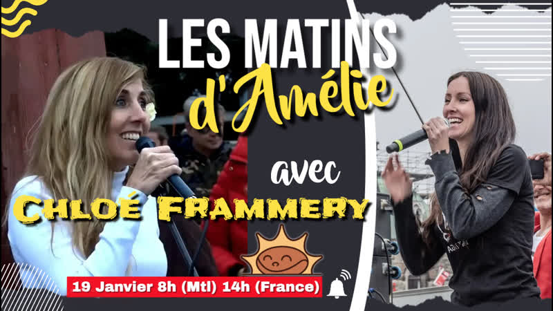 Les Matins d Amélie ( Lactualité avec Chloé Frammery mercredi 19, 01,