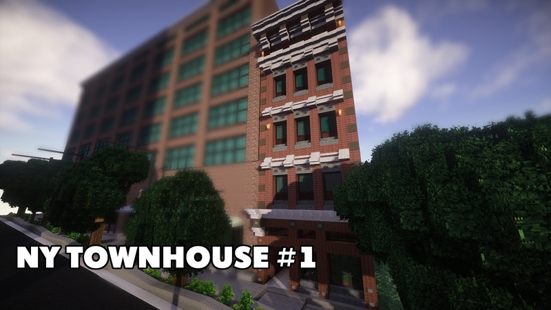 СТРОИТЕЛЬСТВО МНОГОЭТАЖНОГО ДОМА В MINECRAFT, TOWNHOUSE