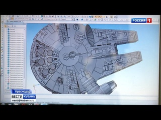 Школьница сделала 3D модель космического корабля