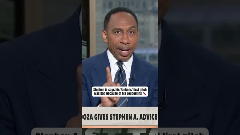 Stephen A. blames his RED BOTTOMS for his bad first