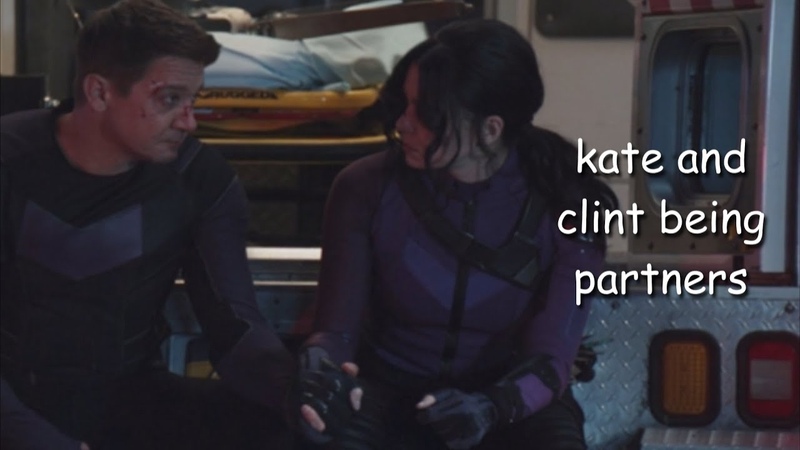kate and clint being partners for almost 8 minutes