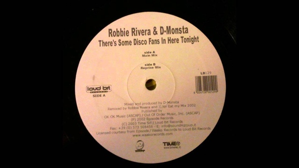 Robbie Rivera D Monsta There Some Disco Fans In Here