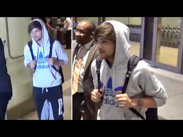 1 Ds Louis Tomlinson Arrives In L. A. After Partying With Fifth Harmony In