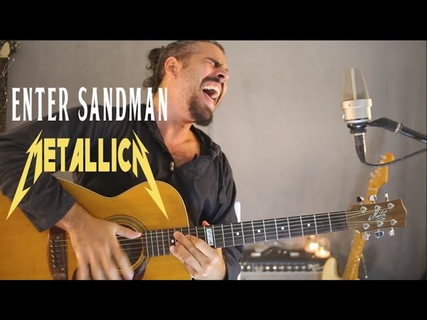 Enter Sandman Metallica ( Fingerstyle + Vocal Cover) Lucas