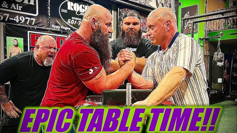 ARMWRESTLING GONE WILD I Have An Epic Training With Todd Hutchings, Don Underwood, Corey