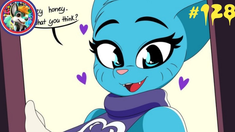Furry n 128(+18): Beautiful sensual look of the cat Nicole Watterson, 5ksubs,