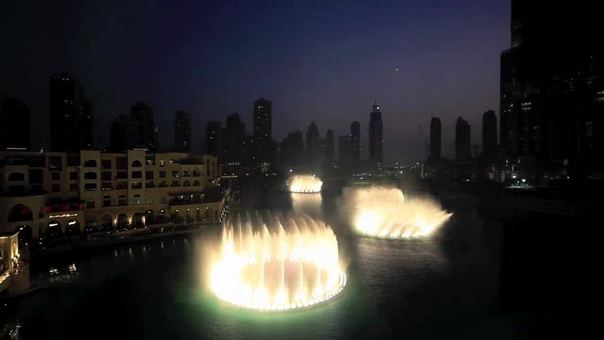 Dubai Fountain Time to Say Goodbye Andrea Bocelli and
