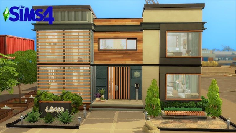 Modern Shipping Container Home I No CC I Stop Motion I