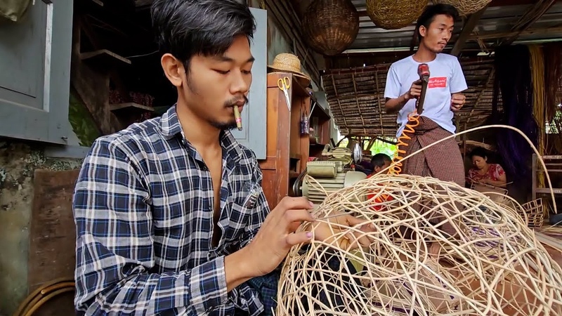 Family handcrafts rattan ware in Myanmar, Radio Free Asia (