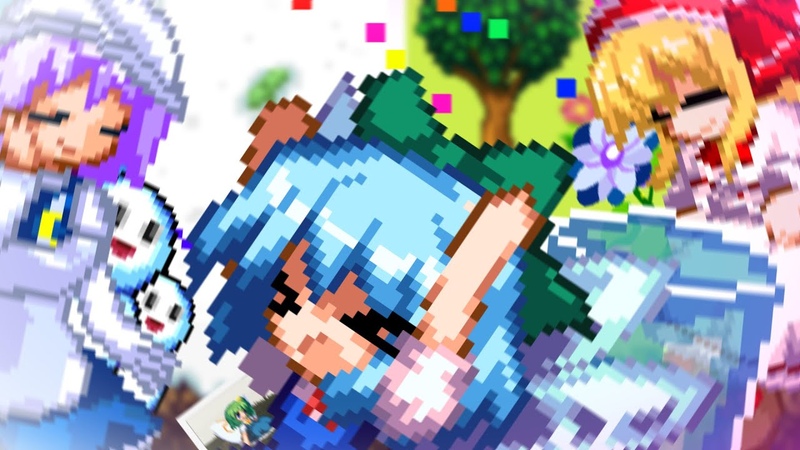 Cirno Says Goodbye to Winter 東方 Touhou Sprite