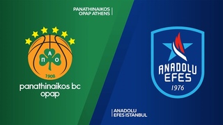 Panathinaikos Athens - Anadolu Efes Istanbul Highlights | Turkish Airlines EuroLeague, RS Round 8