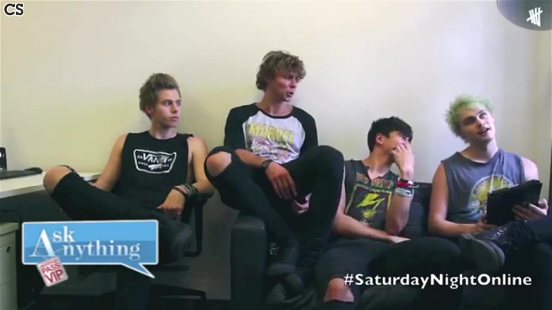 5 Seconds Of Summer on Snol with Romeo Ask Anything Chat Rus