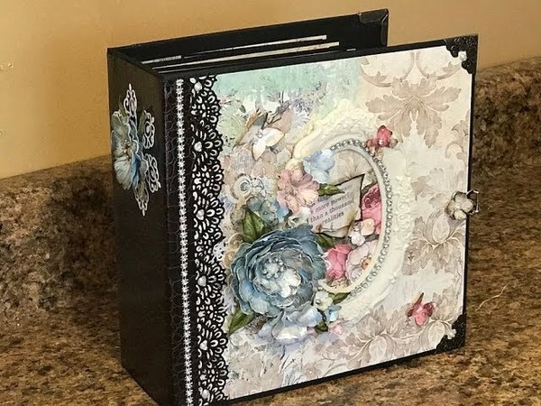 MINI ALBUM TUTORIAL PART 1 WONDERLAND SHELLIE GEIGLE JS HOBBIES AND