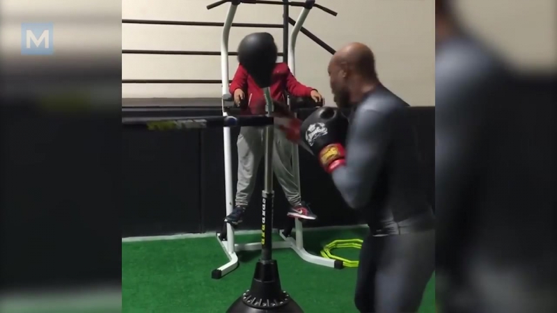 Anderson Silva Training for Michael Bisping Muscle Madness