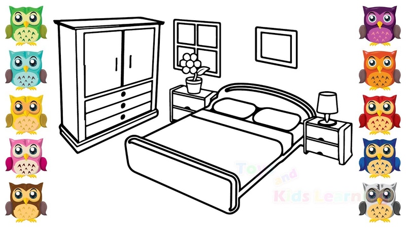 Coloring Pages Mom And Dads Bedroom For