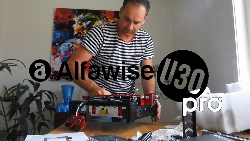 Alfawise U30 Pro 3 D printer, Unbox