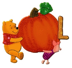 алфавит Винни-Пух и Пятачок с тыквой, image #12