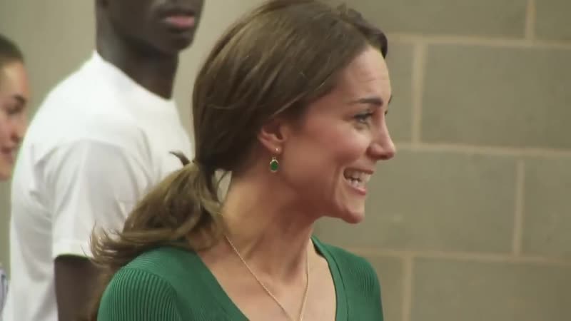 The Duchess of Cambridge takes to the racetrack and tries her hand at sparring during a visit to the London