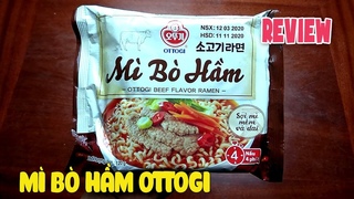 Review Ăn thử Mì Bò Hầm Ottogi 120g | Văn Hóng