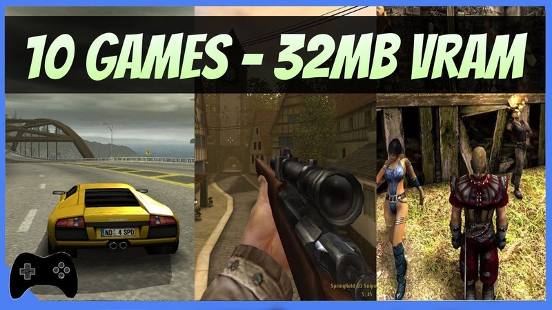 10 games for 32 MB GPU, Nvidia RIVA TNT2 PRO