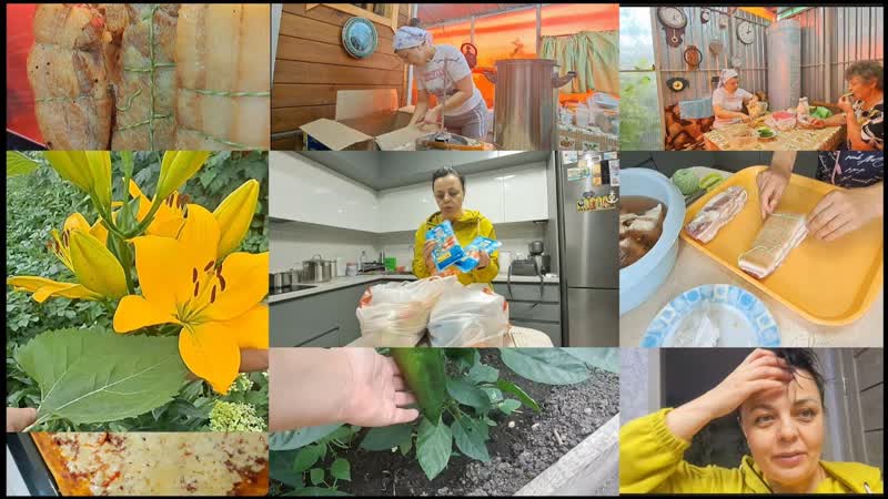 еле ноги УНЕСЛА)))РАСПАКОВКА с ценами, ,КОПТИМ сало ОЧЕНЬ