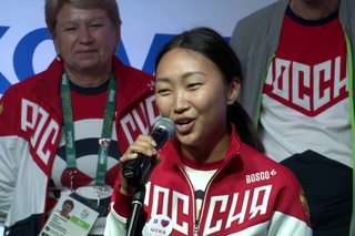 Эксклюзив! Церемония чествования команды России. Фехтование и стрельба из лука.