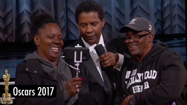 Denzel Washington Holds HILARIOUS Tourist Wedding Ceremony at 2017 Oscars with Gary from
