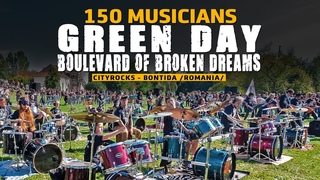 Green Day - Boulevard Of Broken Dreams - 150 musicians rock flashmob - CityRocks cover (Official)