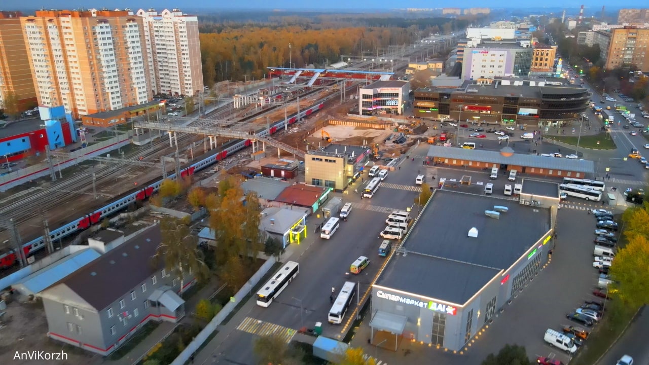 РЕКОНСТРУКЦИЯ СТАНЦИИ ЖЕЛЕЗНОДОРОЖНАЯ ГОРЬКОВСКОГО НАПРАВЛЕНИЯ (БУДУЩИЙ МЦД-4) Это картинка