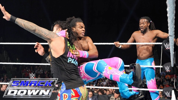 Dolph Ziggler The Usos vs. The New Day: Smack Down, Jan. 21,