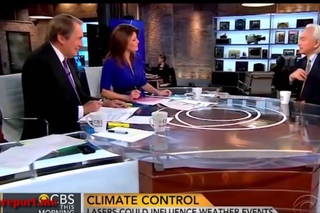 Scientist MICHIO KAKU CBS news. WEATHER MOD IS REAL