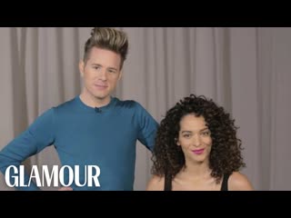 A Gorgeous Updo for Curly HairGlamours Hey Hair Genius