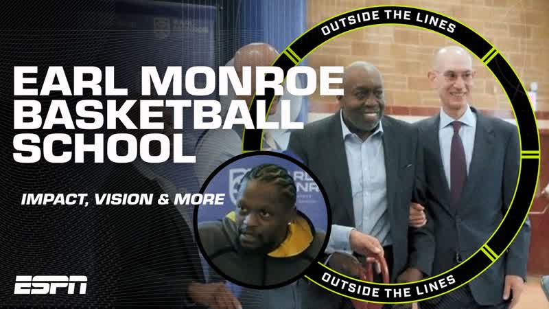 New Earl Monroe Basketball School breaks ground in the Bronx, Outside the