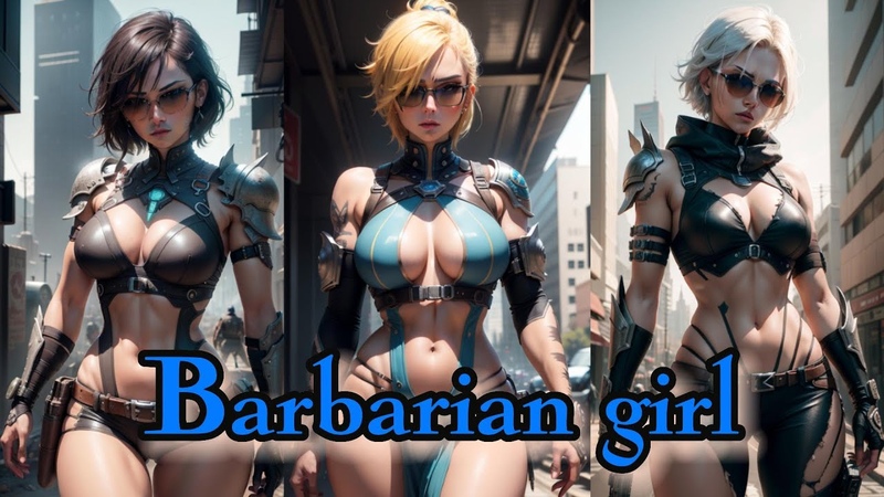 Art. Ai Barbarian girl від